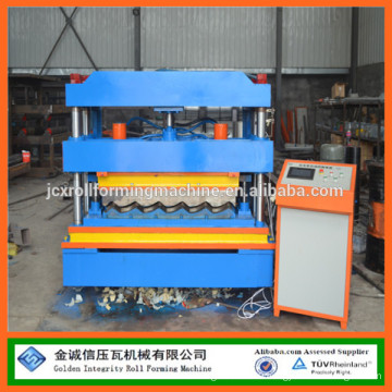 New Technology Flower Cutting Roofing Tile Roll Forming Machinery